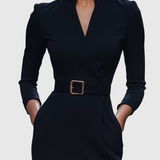 Felicia – Rochie Midi Tip Creion cu Curea