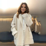 Cristina | Cardigan tricotat cu buzunare
