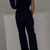 Iolanda – Salopetă Modernă cu Pantaloni Largi