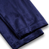 Adina – Rochie Midi din Catifea Bleumarin