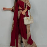 Ileana – Compleu Chic Estival Cu Imprimeu Patchwork