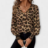 Sofia – Bluză cu Imprimeu Leopard