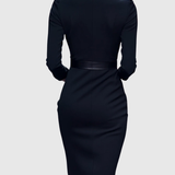 Felicia – Rochie Midi Tip Creion cu Curea