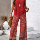 Raluca – Compleu Chic Estival Cu Imprimeu Boho