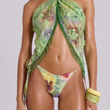 Alina – Set bikini cu fustă și top