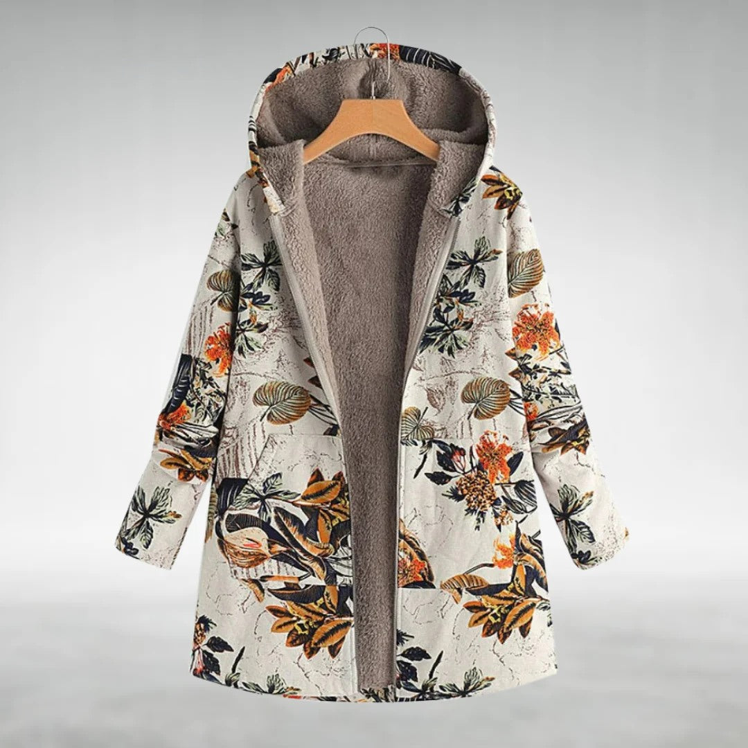 Florina – Jachetă Elegantă cu Model Floral