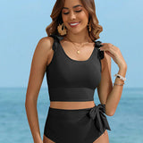 Lara – Costum de baie cu fundiță pentru femei
