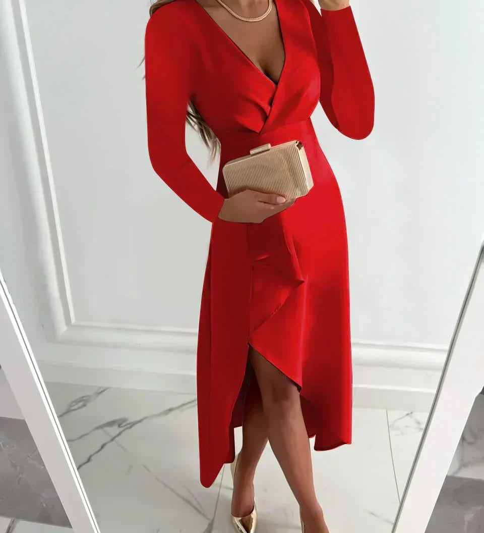Mirabela – Rochie Elegantă cu Croială Fluidă