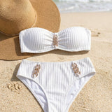 Raluca – Bikini Elegant cu Detalii Metalice