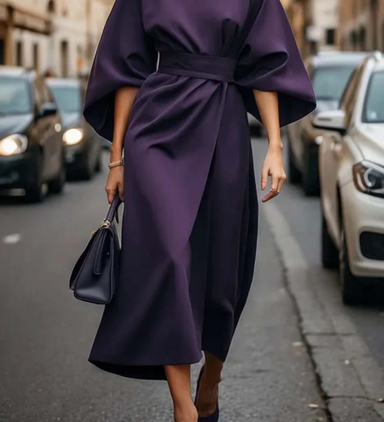 Salomea – Rochie Elegantă cu Croială Clasică