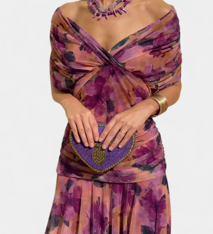 Liana – Rochie Maxi Florală