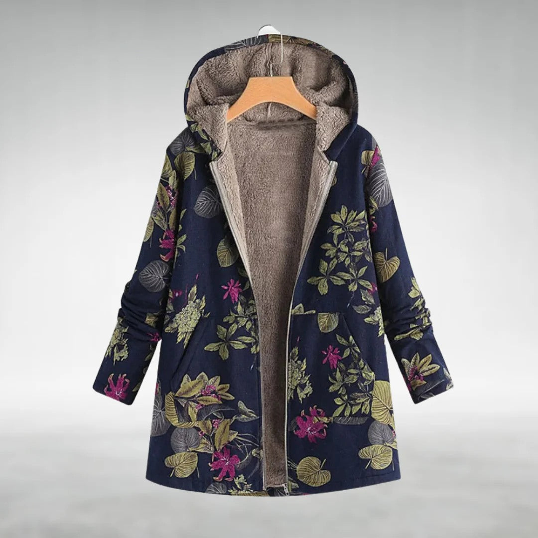 Florina – Jachetă Elegantă cu Model Floral
