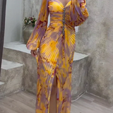 Crina – Rochie cu Decolteu în V și Siluetă Fluidă