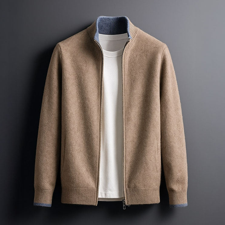 Marzini | Vest tricotat cu fermoar