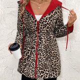 Amalia – Jachetă Reversibilă cu Imprimeu Leopard