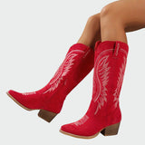 Biserka - Botine vestice brodate elegante