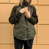 Roxana – Jachetă Tricotată Patchwork