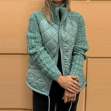 Roxana – Jachetă Tricotată Patchwork